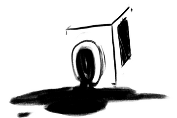 spilled inkwell